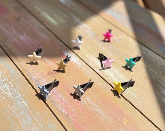 Star Air Vent Clip Set, Cute Car Accessory, Minimalist Car Gift for Drivers, Teens, Kawaii Lovers Car Charms, Christmas Gifts