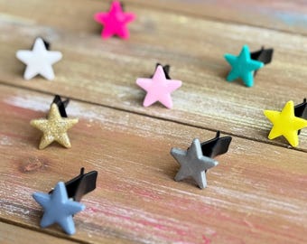 Auto Lüftungsclip-Set, niedliches Autozubehör, minimalistische Sternfrauen-Armaturenbrett-Dekoration, Autogeschenk für Fahrer, Jugendliche, Kawaii-Liebhaber-Autoanhänger