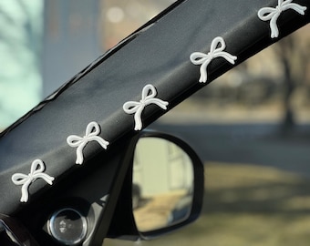 Set of 5 Coquette Bow Car Accessory - Cute Car Accessory Gift - Car Dashboard Decor