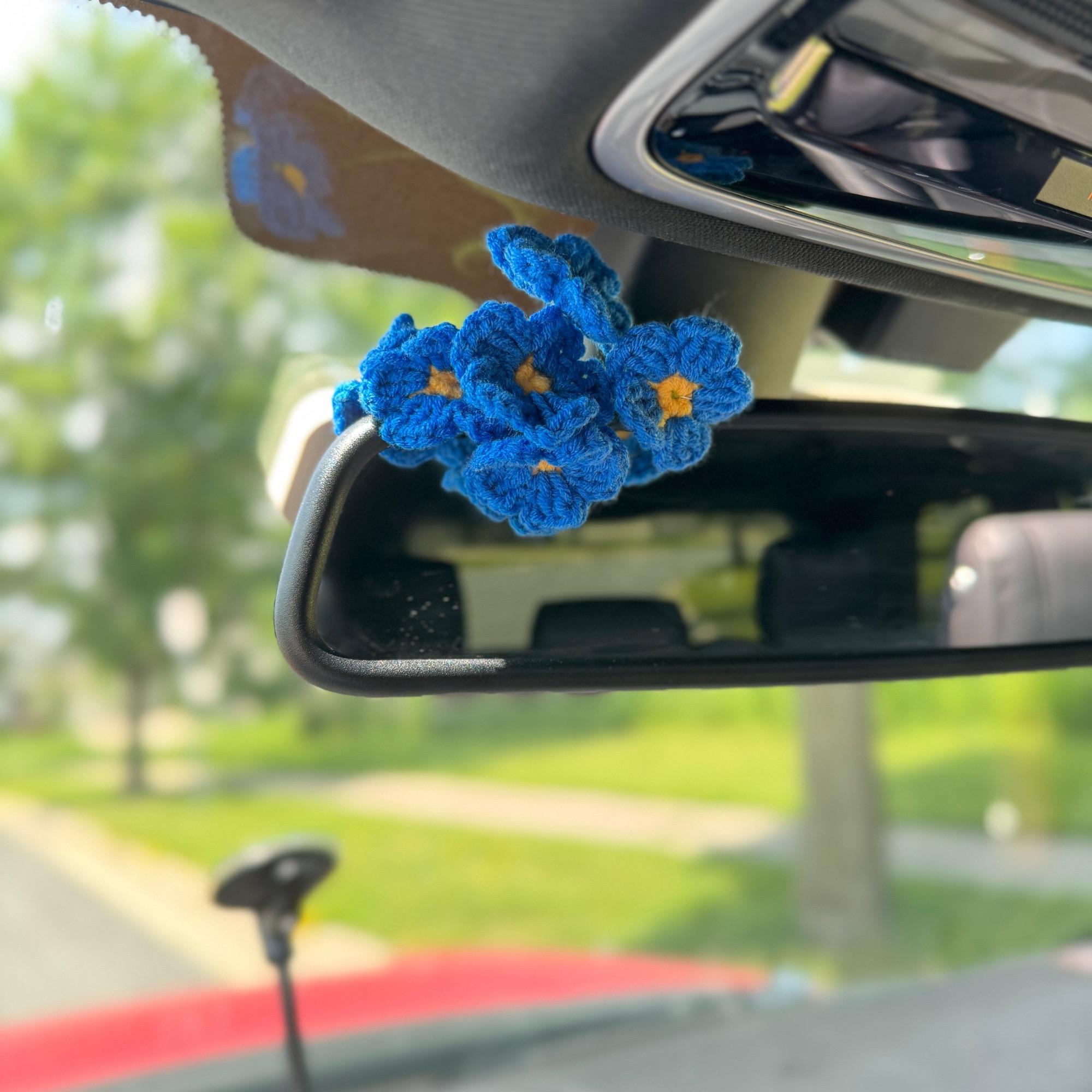 ihreesy Ornamento Retrovisore Per Auto, Donna Fiore Di Ciliegio