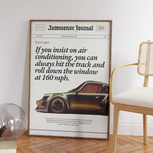 Retro Porsche Advertisement Poster, Vintage Porsche Poster, Vintage Porsche Advertisement, Classic Car Poster, Retro Car Enthusiast Wall Art