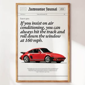Retro Porsche Advertisement Poster, Vintage Porsche Poster, Vintage Porsche Advertisement, Classic Car Poster, Retro Car Enthusiast Wall Art