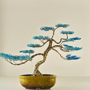 Handmade Wire Bonsai Tree - Unique Aluminium Sculpture