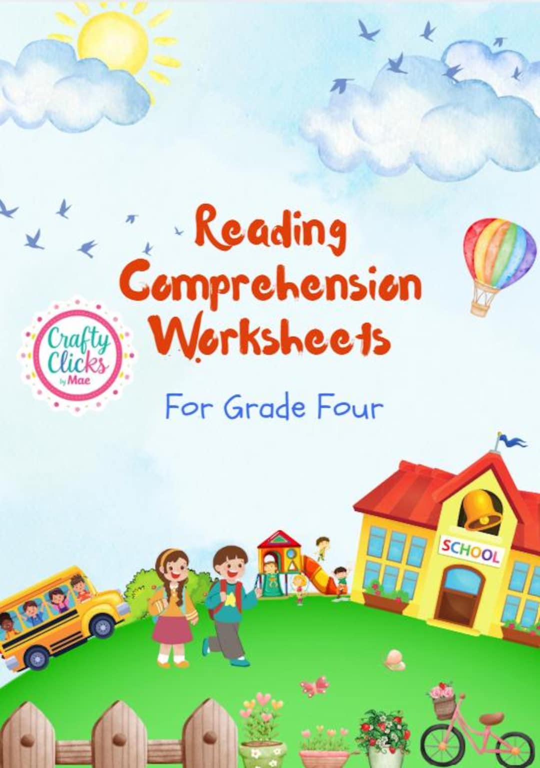 Reading Comprehension Worksheets Grade 4 - Etsy