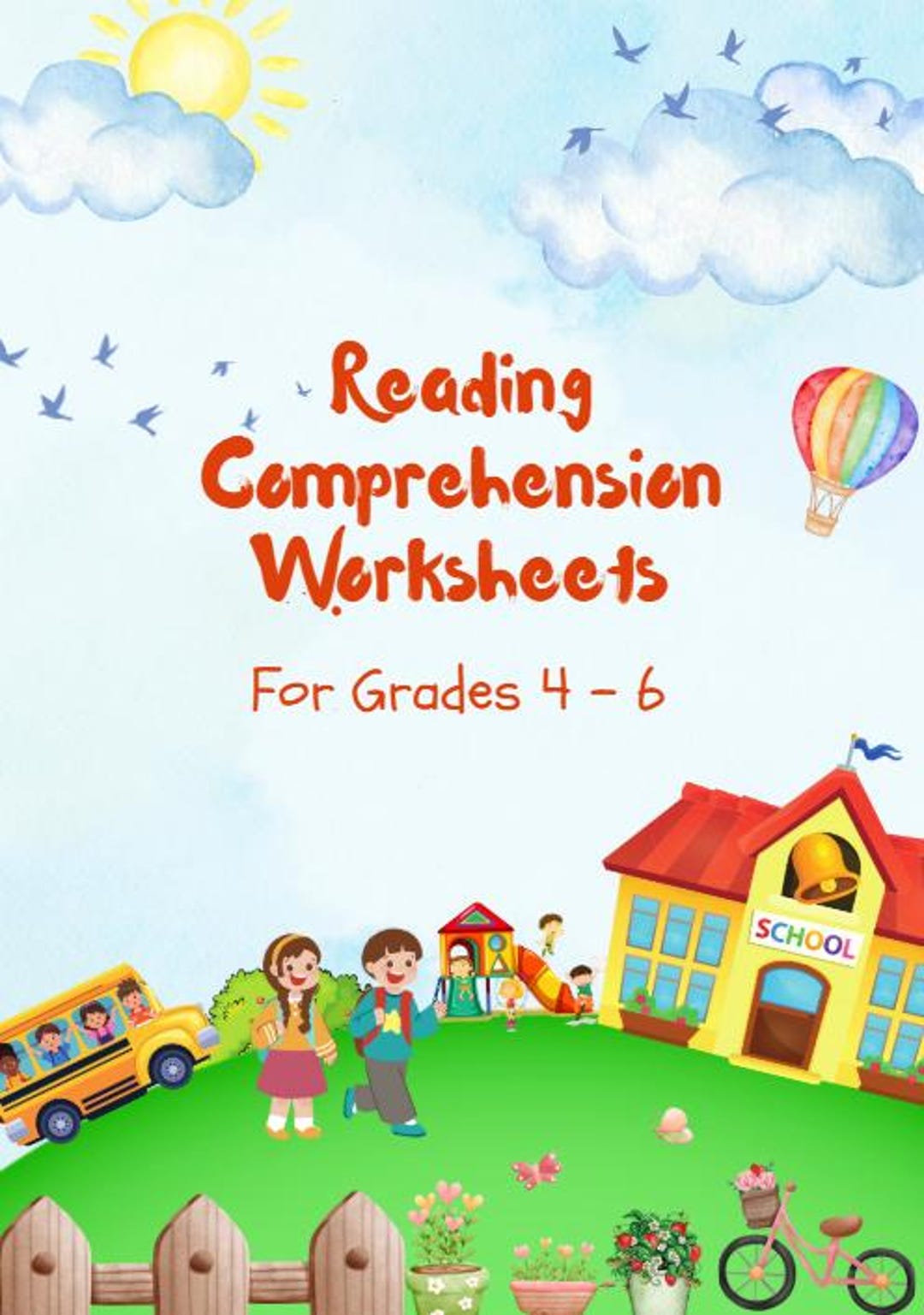 Bundle Reading Comprehension Worksheets Grades 4-6 - Etsy
