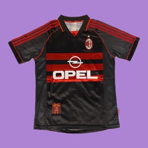 Voetbalshirt van het AC Milan-team 1998/1999