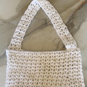 handmade crochet shoulder bag