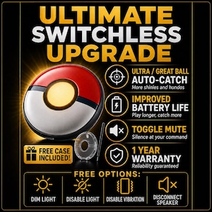 Pokémon GO Plus+ modificato senza Switch