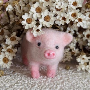 Needle Felted Mini Piglets-4cm Long-Miniature-Perfect Gift For Couples/Children/Best Friends-Dollhouse