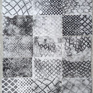 Monoprints - &quot;Web&quot; Series