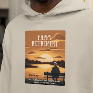 Glücklicher Ruhestand Hoodie: Unisex gemütliches Geschenk für Rentner