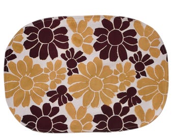 Manteles individuales con estampado floral (juego de 2) para cenas