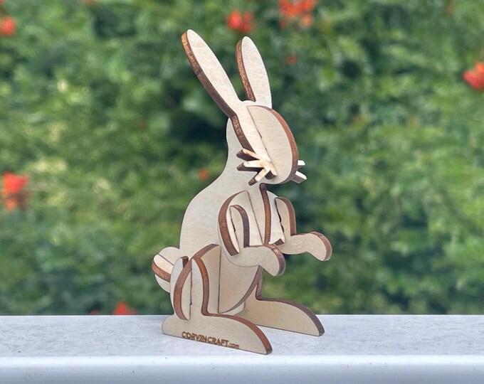 Chonky Rabbit Wooden Puzzle / Toy