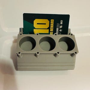 Desktop engine business cardholder