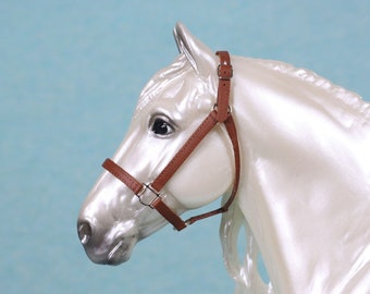 Brown Leather Halter for Breyer Traditional 1:9 Scale Model Horses