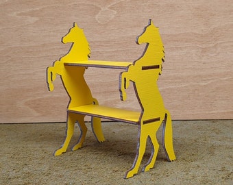 Micro Mini Model Horse Shelf - Wooden Laser Cut