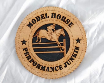 Model Horse Desktop Ornament - Laser Cut Wood - Performance Junkie