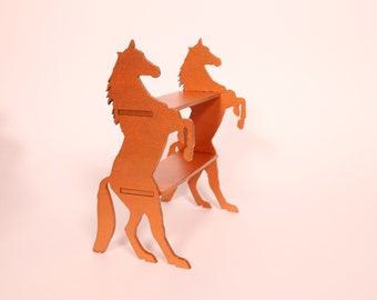 Micro Model Horse Shelf - Bronze, NEW Color! - Wooden Laser Cut