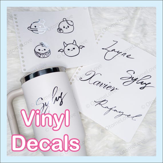 LADS Signature Stickers Vinyl Decals | Xavier | Zayne | Rafayel