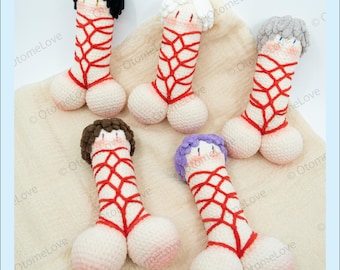 Love and Deepspace Crochet doll | Xavier | Zayne | Rafayel | Sylus | Caleb | LADS