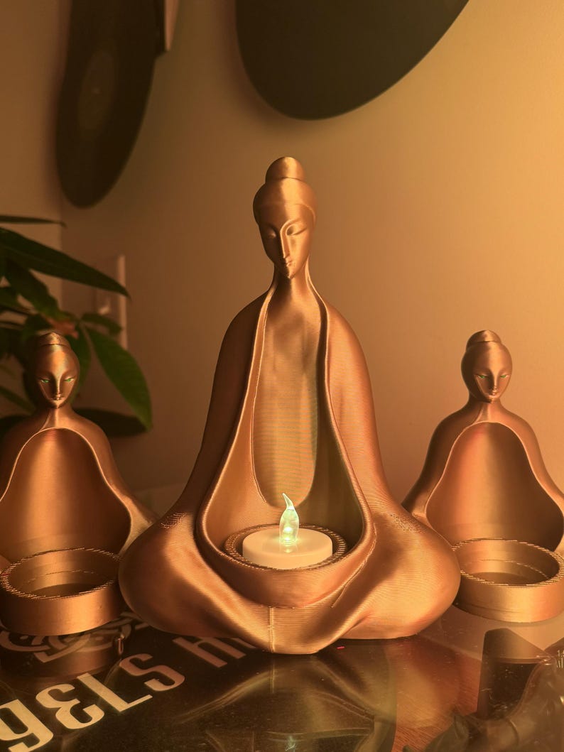 Meditation Tea Light Set — photograph 3 of 6