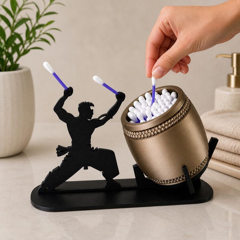 Taiko Drummer Swab Holder — photograph 2 of 6