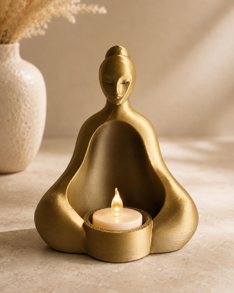 Meditation Tea Light Set — photograph 5 of 6