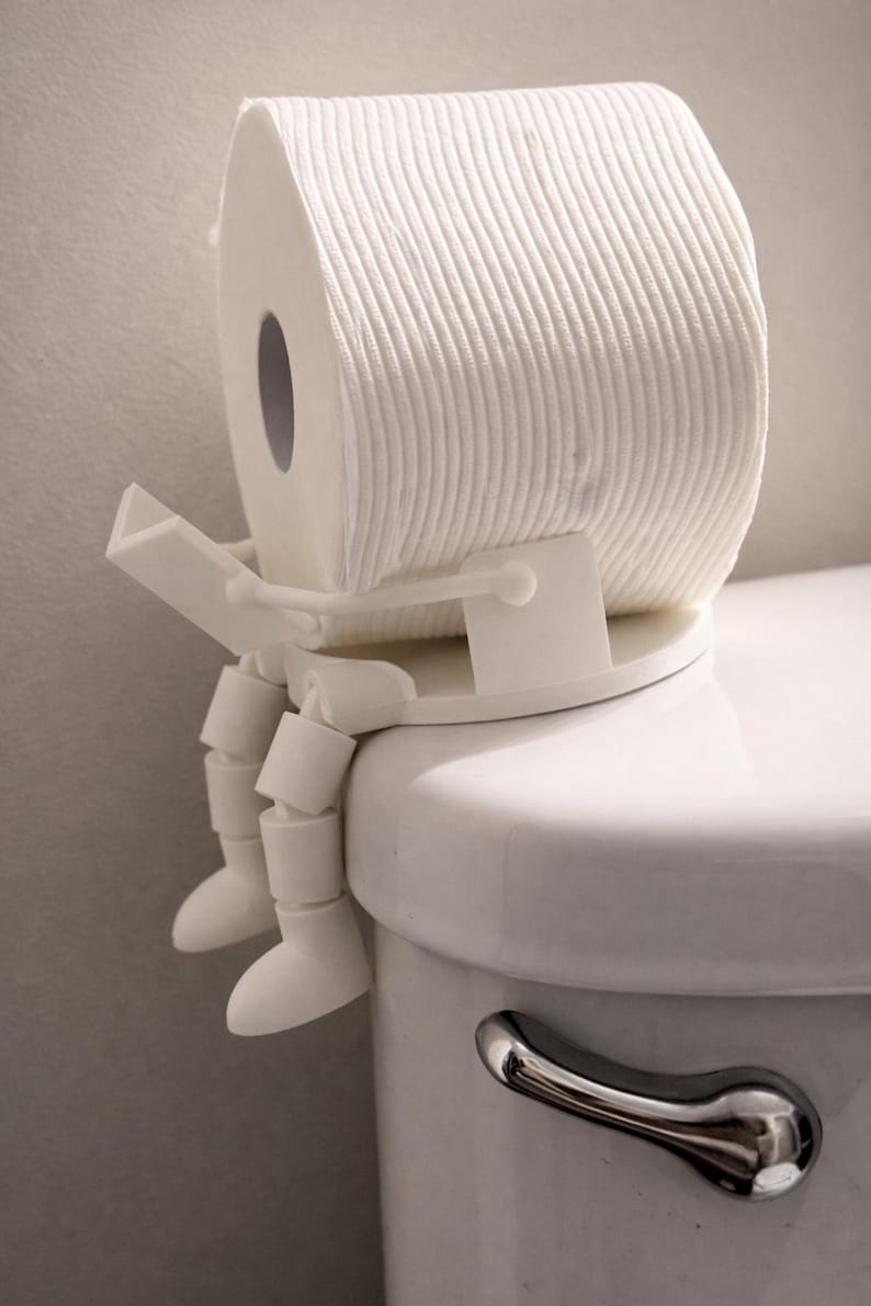 Toilet Paper Holder with Legs — photograph 2 of 6