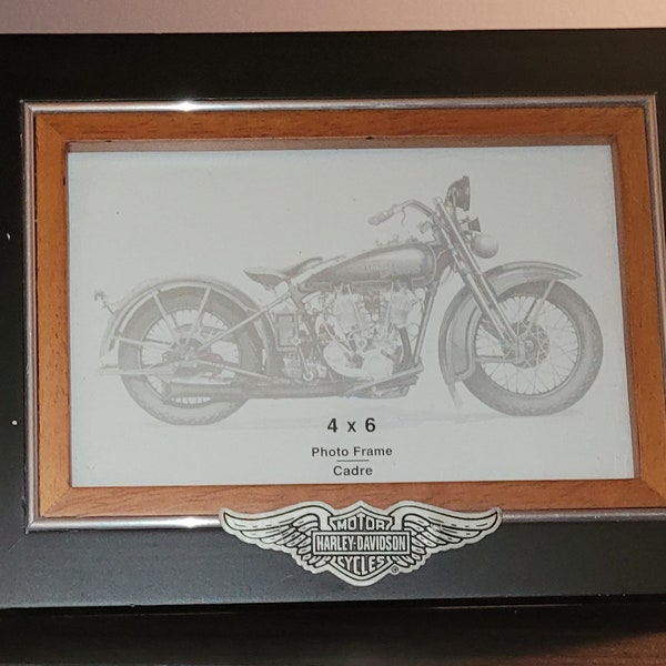 Harley Davidson Picture Frame 4x6 Etsy