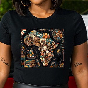 T-shirt art et littérature africains, Chinua Achebe, Wole Soyinka, design Yaa Gyasi, chemise patrimoine littéraire, T-shirt en jersey unisexe, culturel