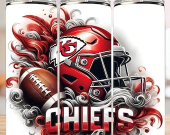 Kansas City Chiefs helmet 20 oz tumbler