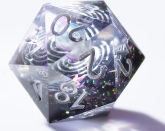Galaxy Dice , Planet Dice , Astronomy , DnD Dice Set , Space themed dice ,Resin Dice Set , A gift for DnD Player , RPG Dice Set