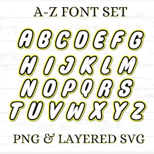 Building Blocks Font Png, Stacking Blocks Font, Layered SVG Fonts, Cartoon font, Bubble letters, Cartoon Bubble alphabets, Cricut Fonts,