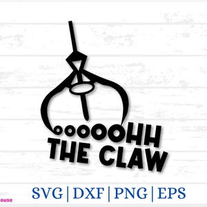 Ooooohh la griffe SVG, PNG, DXF, la griffe svg, svg de Toy Story Andy, svg extraterrestre, svg de film, chemise svg-fichier cricut machine Toy story griffe,
