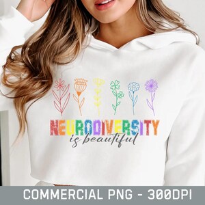 Neurodiversity is Beautiful png, autisme png, png, autisme png, sublimatie autisme, maand autisme, png's, 300 dpi - commercieel gebruik