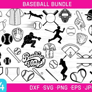 Baseball SVG Bundle, Baseball Vektoren, Baseball Silhouette Schnittdateien, Baseball SVG, Major League SVG, Base Ball svg, Cricut Baseball Dateien,