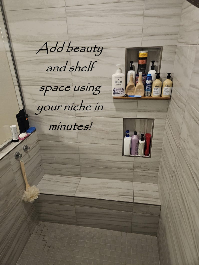 Expand Your Shower Niche Shelf Space With Neat Niche! A Unique Shelf ...
