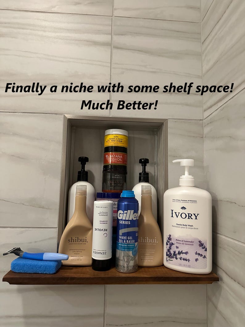 Expand Your Shower Niche Shelf Space With Neat Niche! A Unique Shelf ...