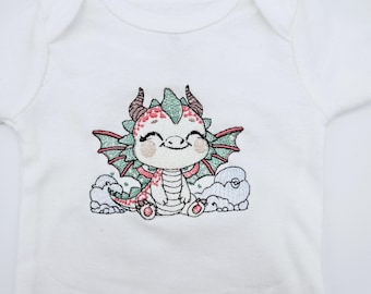 Baby Dragon Newborn Onesie. Gender neutral. So cute! Perfect baby gift.
