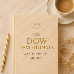 Devocionais DOW: Uma Edição para o Dia das Mães | Cartões imprimíveis com base na fé | Presente de incentivo cristão para mães