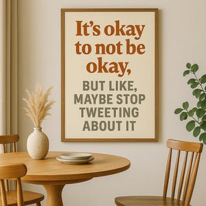 Funny Printable Wall Art Bundle – 10 Sarcastic Posters for Office, Bedroom, Dorm | Anti-Motivational Digital Download Decor