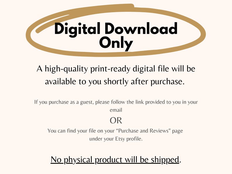 Digital download only