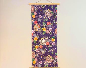 掛け軸 - アンティーク 和風 カラス 墨絵 掛軸 (70.5 インチ/179 cm