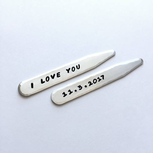 Custom Collar Stays Steel 2.5 Collar Stays Etsy