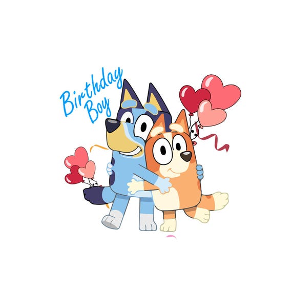 Bluey Birthday Svg Birthday Boy Birthday Girls Png Digital Download DiginexSvgs