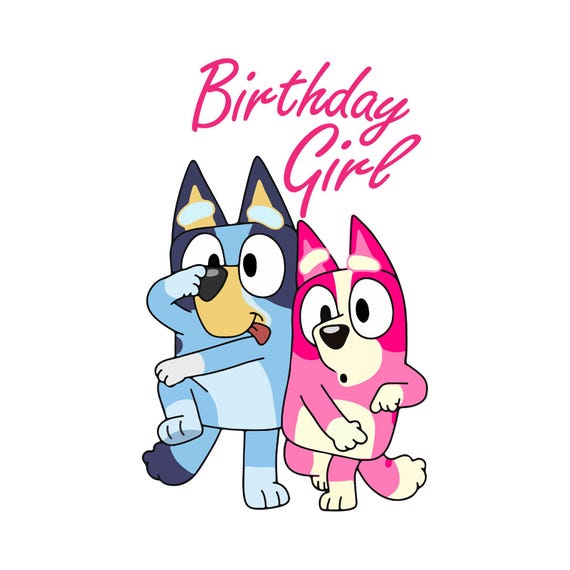 Bluey Birthday Svg Birthday Boy Birthday Girls Png Digital Download DiginexSvgs