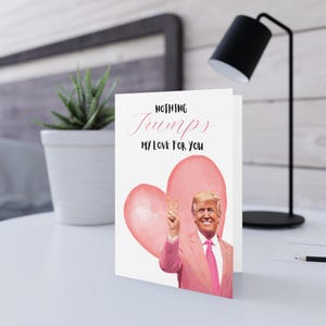 Donald Trump-Valentinstag-Karte