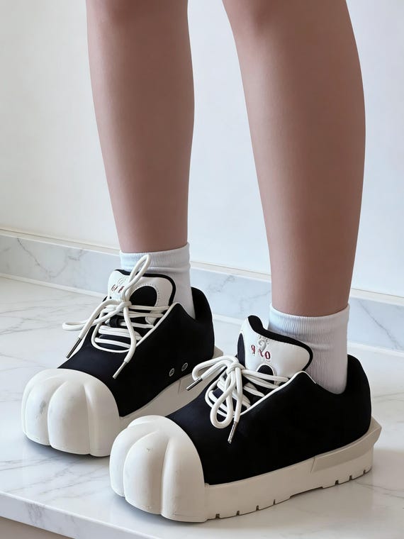 Cute Cat Paw Shoes – Funny Oversized Sneakers With Claw Toe  display picture 3