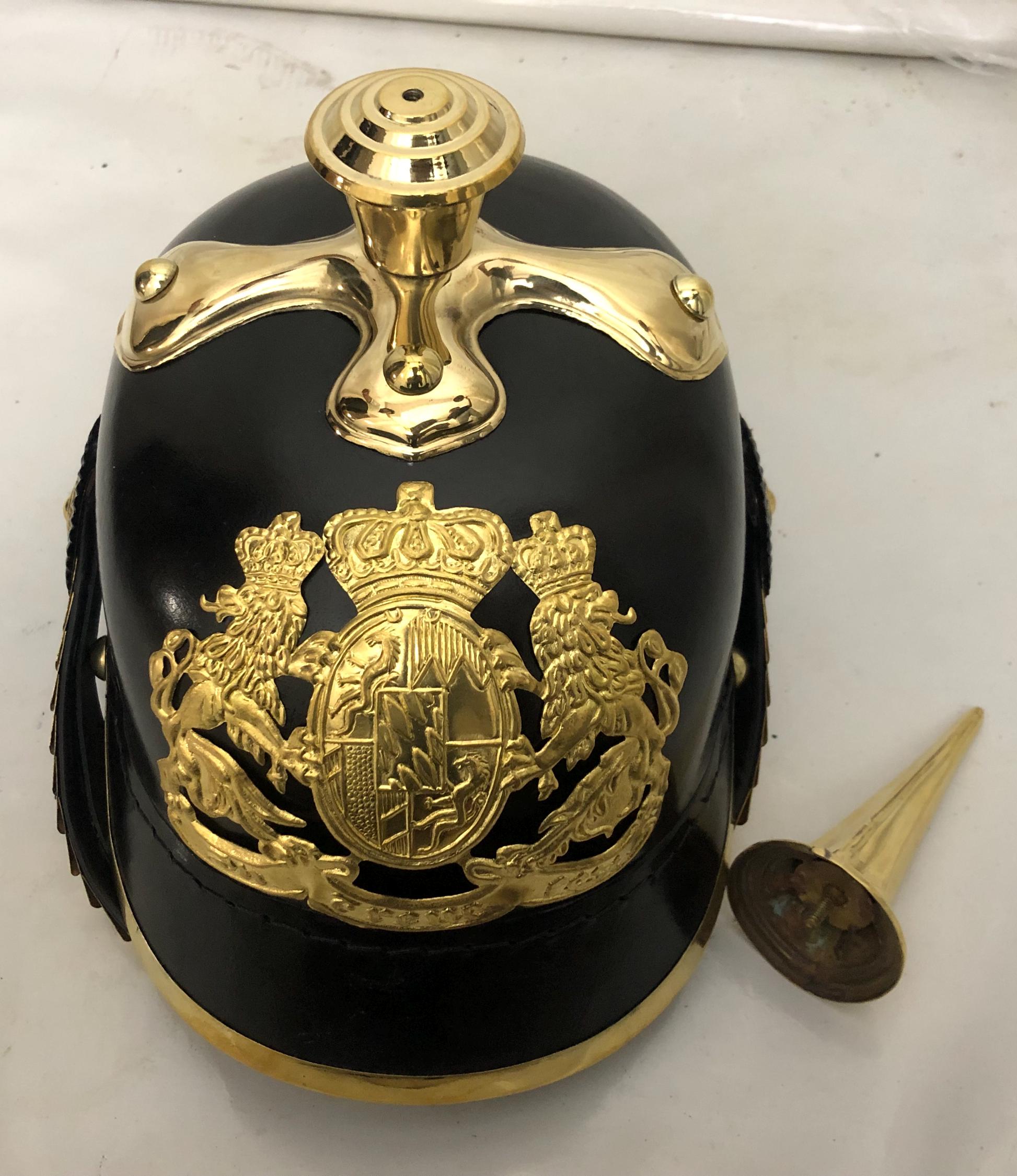 ドイツ プロイセン ピッケルハウベ ヘルメット、大人用帝国将校用