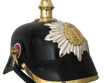 プロイセン帝国ドイツ軍ピッケルハウベスパイクヘルメット | 第一次